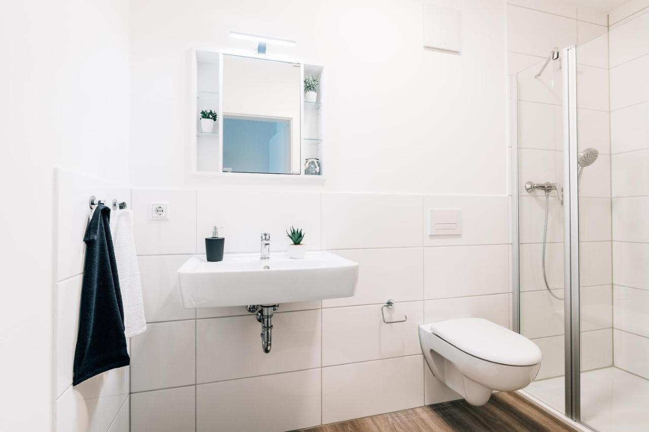 Modernes Stadt-Apartement Mitte Bielefeld Esterno foto